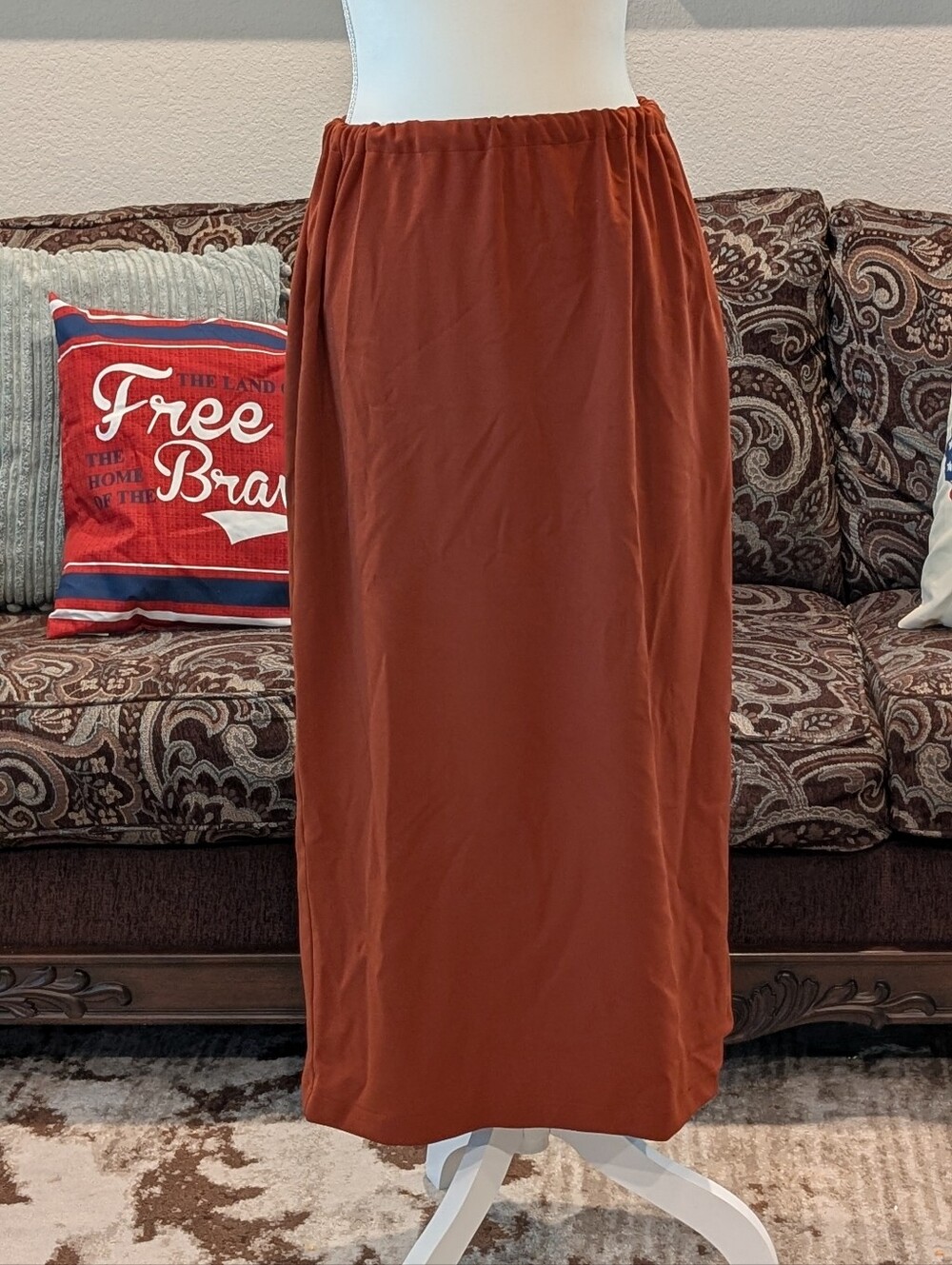 Handmade Rust Skirt